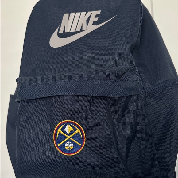 Nike Backpack Nuggets NBA Denver navy blue logo - Picture 2 of 4
